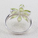 Peridot Gemstone 925 Sterling Silver Ring