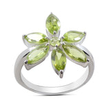 Peridot Gemstone 925 Sterling Silver Ring