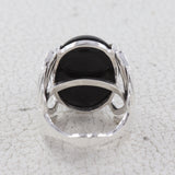 Black Onyx Gemstone Silver Handmade Ring