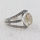 925 Sterling Silver Citrine Rings