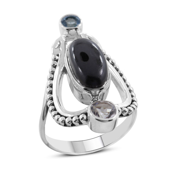 925 Sterling Silver Labradorite Ring