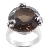 Smoky Quartz 925 Silver Ring