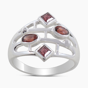 Amethyst Silver Ring