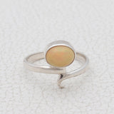 Ethiopian Opal Silver Ring