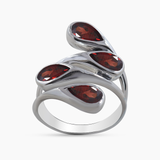 Natural Citrine Silver Ring