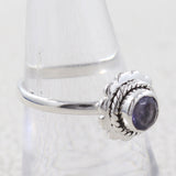 Natural Garnet Gemstone 925 Sterling Silver Ring