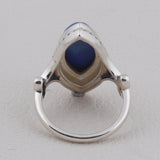 Natural Lapis Lazuli Sterling Silver Jewelry Sets