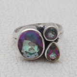 925 Sterling Silver Mystic Quartz Ring