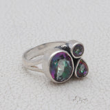 925 Sterling Silver Mystic Quartz Ring