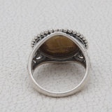 925 Sterling Silver Indian Coin Ring