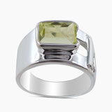 Blue Topaz Silver Rings