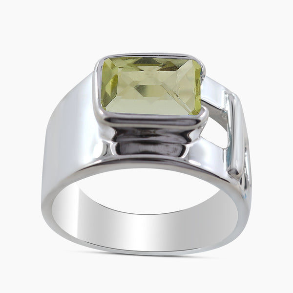 Blue Topaz Silver Rings