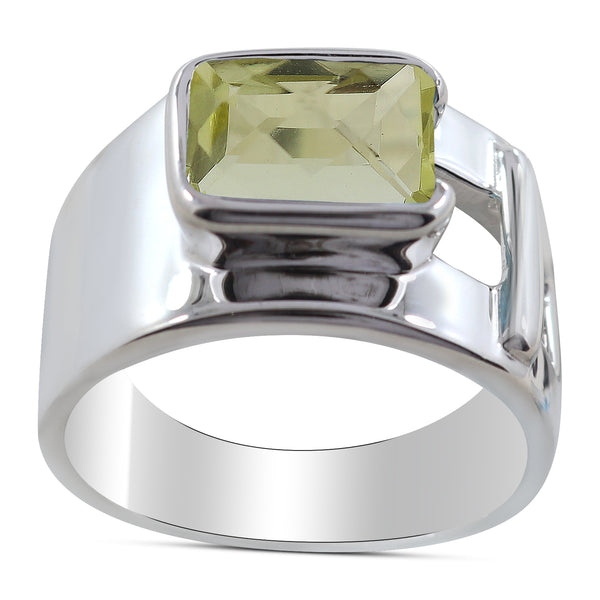 Blue Topaz Silver Rings