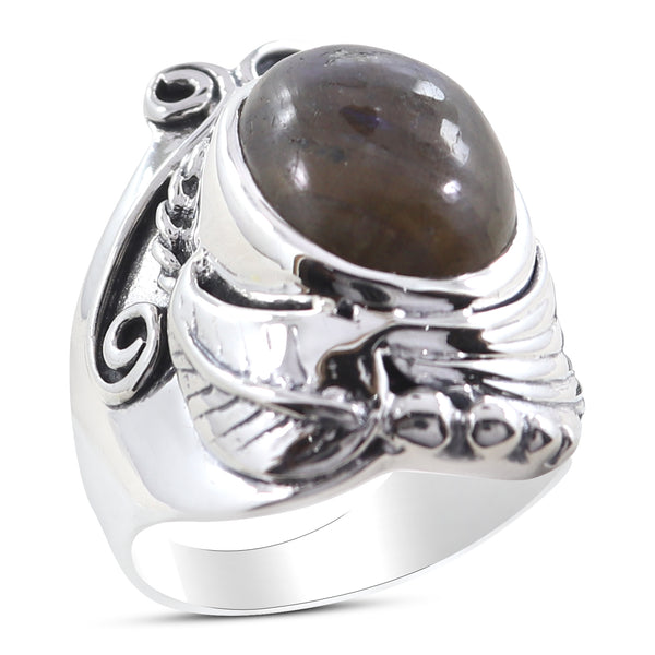 Labradorite Silver Rings