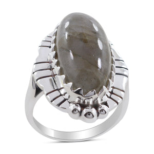 Labradorite 925 Sterling Silver Rings