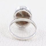 Abolone Shell Silver Ring