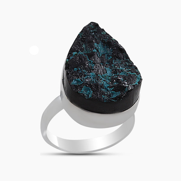 Natural Azurite 925 Sterling Silver Rings