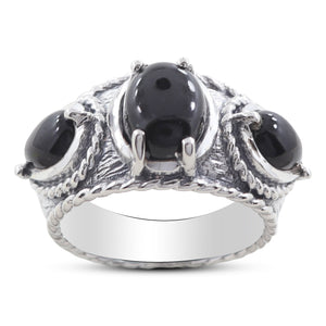 Black Onyx 925 Sterling Silver Rings