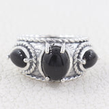 Black Onyx  925 sterling silver  Ring