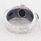 Black Onyx  925 sterling silver  Ring