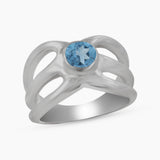 Iolite Silver Rings