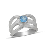 Iolite Silver Ring