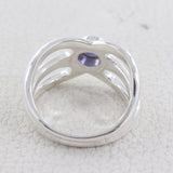 Iolite Silver Ring