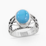 Natural Labradorite Silver Rings