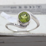 925 Sterling Silver Citrine Ring