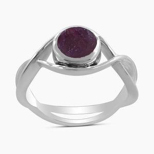 Amethyst Silver Rings