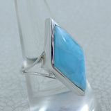 Larimar Silver Ring