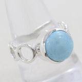 Larimar Silver Ring