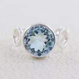 Larimar Silver Ring