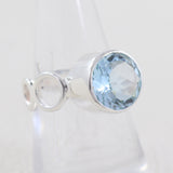 Larimar Silver Ring