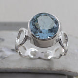 Larimar Silver Ring