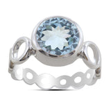 Larimar Silver Ring