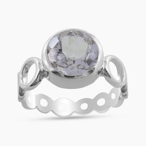 Larimar Silver Ring