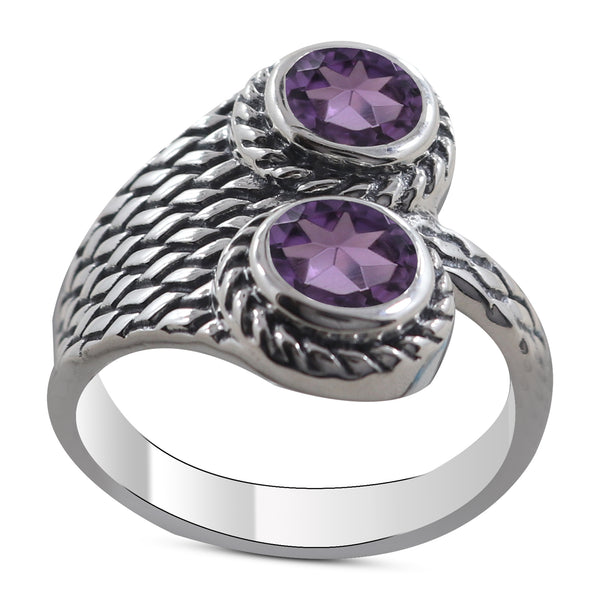 Amethyst Silver Ring