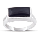 925 Sterling Silver Black Onyx Ring