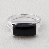 Black Onyx 925 Sterling Silver Ring