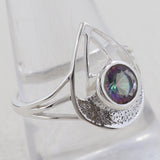 Mystic Quartz Silver Ring