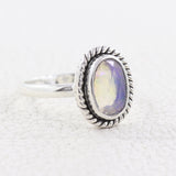 Ethiopian Opal Sterling Silver Ring