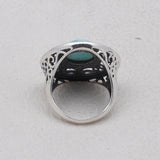 Natural Mexican Turquoise Silver Ring