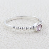 Amethyst Gemstone Sterling Silver Ring Jewelry