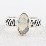 925 Sterling Silver Ethiopian Opal Rings
