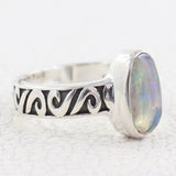 925 Sterling Silver Ethiopian Opal Rings