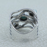 Larimar Silver Ring