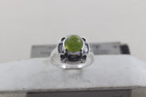 Idocrase Cabochon Gemstone Designer 925 Silver Ring