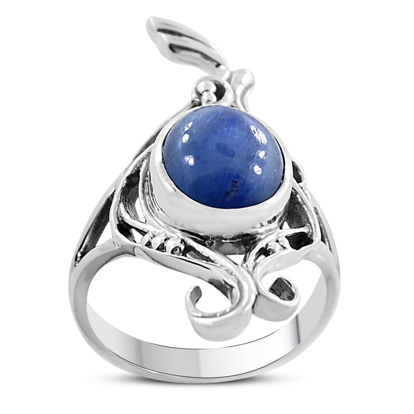 Natural Kyanite 925 Sterling Silver Rings
