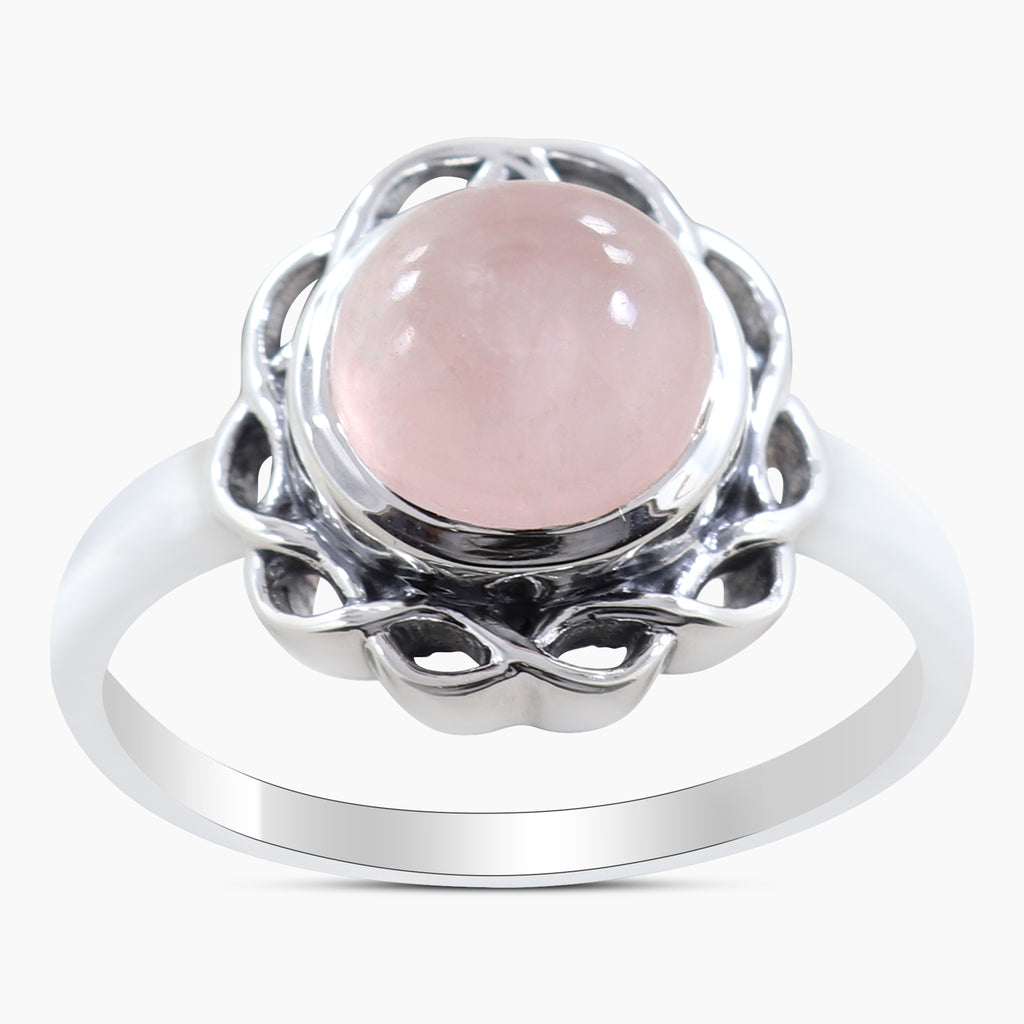 Black Onyx Silver Designer Rings